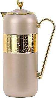 Luxury 1 l isothermal bottle - Dishers in gray and gold color, elegant appearance - Insothermal pitcher for coffee and tea, kitchen decoration for 1 l house - unusual design.. Discover endless possibilities with DIAYTAR NIGERIA's comprehensive catalog and reliable delivery service.