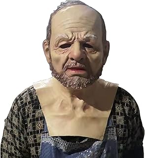 Mask of realistic old man, funny mask, scary mask of latex grandfather, Halloween masks for adults, Halloween cosplay festival.. DIAYTAR NIGERIA brings the market to your screen with thousands of affordable products delivered to your door.