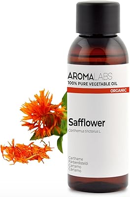 100% organic carthame oil cold pressed - 50 ml - pure and natural from organic farming - Aroma Labs.. DIAYTAR NIGERIA makes every purchase count with our affordable prices and reliable 5-8 day shipping.