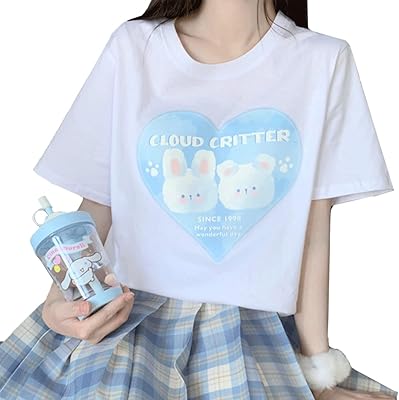 Kawaii clothing Kawthic T-shirt Pastel Mode Round Color Mignon Drawing.. Discover the perfect shopping balance at DIAYTAR NIGERIA with competitive prices and prompt delivery.