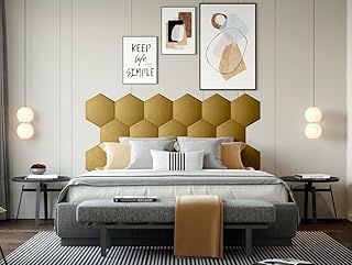 AM headboard decor elegant and modern hexagonal padded panels.. No stress, just speed — DIAYTAR Nigeria ships in days.