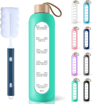 Propetal borosilicate glass bottle of 32 oz with quotes.. Everything you need is just a click away with DIAYTAR Nigeria — shop now and receive your order in days.