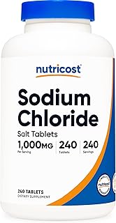Nutricost 1000 mg sodium chloride salt tablets, 240 salt tablets, GMU without gluten.. DIAYTAR NIGERIA: Where smart shoppers find everything they need at prices they can afford.