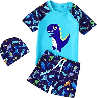 2-piece swimsuit for children boys upf 50+, anti-rash swimsuit dinosaur with sun hat.. Your complete retail destination, DIAYTAR NIGERIA combines extensive variety with prompt delivery.