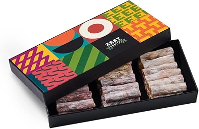 Gourmet Zest Delites Vegetable Food Gift Box - Turkish Delights Box, Fruit Ingredients; Orange, vanilla, pomegranate, black blackberry and pistachios.. DIAYTAR NIGERIA: Simplifying access to thousands of products with affordable nationwide shipping.