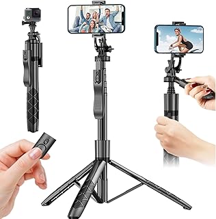 TECOM SELFIE SELCH FOR CLEPTABLE from 4.5 to 6.2 inch, stretchy up to 160 cm, Selfie Tripod Selfie Wireless Bluetooth Wireless Mobele (L16 Black).. Skip the traffic, shop online — DIAYTAR Nigeria brings it to you.