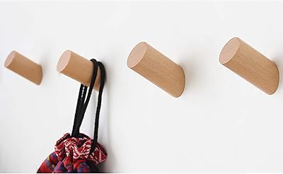 Wall hooks in natural wood 4 Wall hooks Wall carrier Rustic walls for bathrobes.. Discover the perfect shopping balance at DIAYTAR NIGERIA with competitive prices and prompt delivery.