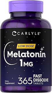 Carlyle melatonin 1 mg | 365 rapid dissolution tablets | Low dose | vegetarian, GMO -free, gluten -free.. Discover a world of affordable shopping with DIAYTAR NIGERIA's vast marketplace delivered to you in days.