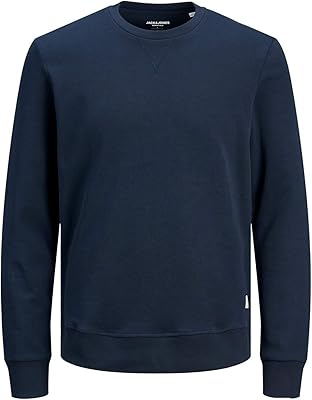 Round neck sweatshirt Jebasic Jack & Jones for men.. Shop with purpose at DIAYTAR NIGERIA and receive products at unbeatable prices within the week.