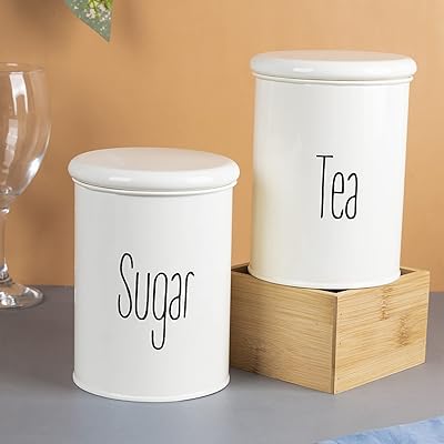 Market 99 tea and sugar pots, set of 2 rooms for the house and the kitchen, capacity 900 ml.. Discover the convenience of DIAYTAR NIGERIA's vast e-commerce platform with delivery in just 5-8 days.
