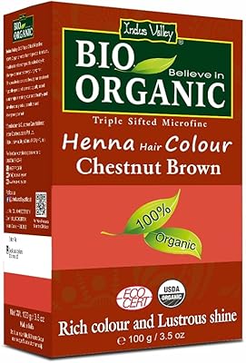 Haler dyeing with an Indus Valley Henna - Dark Chestnut.. Shop smarter, not harder with DIAYTAR NIGERIA - thousands of products at your fingertips with affordable delivery.