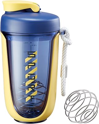 ISO stainless stainless steel shaker bottle for 20 oz for protein mixture, waterproof without BPA with mixing ball for the gym and fitness (yellow).. DIAYTAR NIGERIA: Bringing quality products to your doorstep at prices that won't break the bank.