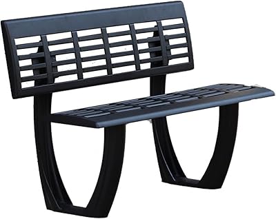 Exterior garden bench 12-15 m Creative Metal Creative Metal Park Chair with backrest.. Experience shopping freedom with DIAYTAR NIGERIA's comprehensive platform and reliable shipping service.