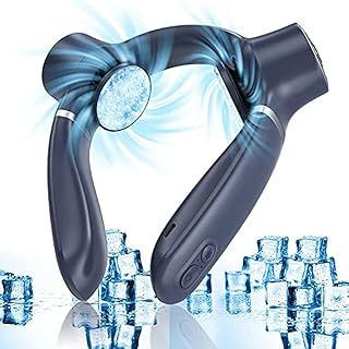 Portable personal neck fan with coolant Hand -free fan.. DIAYTAR NIGERIA delivers what matters - quality, affordability, and prompt nationwide shipping.