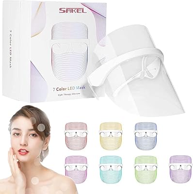 Korean mask for Sakil LED skin treatment - Skin rejuvenation and anti -aging light LED skin Care 7 Colors - Rides and fine lines - Collagen boost - Facial Mask.. Experience the DIAYTAR difference with our vast product selection and delivery within 5-8 days.