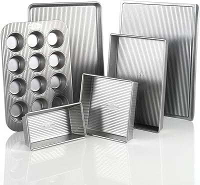 Set of 6 American pastry mussels in aluminized steel, cocktail plate, half-moule and bread mold, rectangular mold, square cake pan, 12 cake molds.. Nigeria's most loved e-commerce platform delivers affordable shopping solutions to your doorstep.