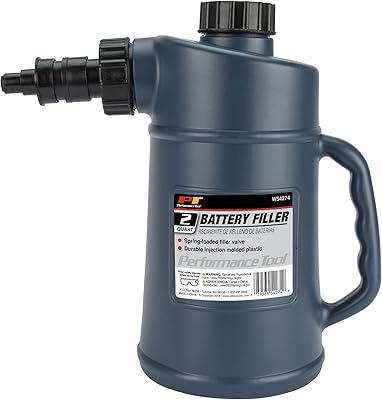 Performance Tool W54274 Battery filler with automatic stop and anti-drop valve, 2 liters.. DIAYTAR NIGERIA: Where affordability and variety meet with convenient delivery within 8 days.
