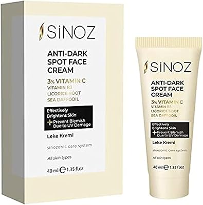 Sinoz Anti-tachman face cream 40 ml with 3% vitamin.. Shop the future with DIAYTAR NIGERIA - thousands of products, unbeatable prices, delivery within a week.
