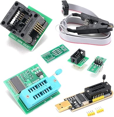 EEPROM USB programming kit with SOP8 clip, Bios Flash SPI programming kit with 1.8 V adapter and 150 ml SOP8 socket for 24/25 series.. No delays, no drama — just fast, affordable shopping with DIAYTAR Nigeria.