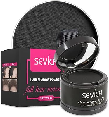 Sevich instant hair dye - Line dye powder, fast coverage gray corrector with sponge touch, 4 g black.. DIAYTAR NIGERIA makes online shopping accessible with our comprehensive platform and prompt delivery service.