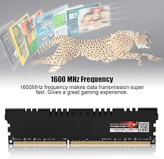 8 GB of RAM DDR3, black static 8 GB of RAM DDR3 1600 MHz for desktop computer.. Nigeria shops with DIAYTAR — wide selection, fast shipping, and great value.