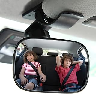 Car mirror, angle rear view mirror interior HD road, 360 degree rotary adjustable angle, mounted sun visor, baby rear seat monitor.. Shop the smart way with DIAYTAR NIGERIA's extensive selection and budget-friendly nationwide delivery.