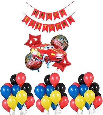 McQueen banner and birthday ball sets (56 rooms).. Your digital shopping ally, DIAYTAR NIGERIA offers extensive selection with budget-friendly delivery.
