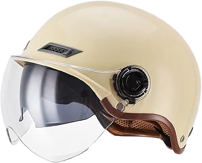 Motorcycle half-card, summer sun protection helmet approved by the dowry with retractable inner awning and quick clearance loop, half-Casque Cruiser Moto Scooter ATV.. Why shop anywhere else? DIAYTAR Nigeria has it all, at prices you’ll love.