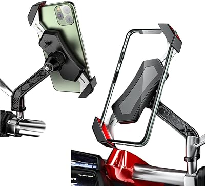 Motorcycle mobile phone support, 1st fast-cleared anti-secousse for smartphones from 3.5 to 6.5 inches, motorcycle mirror with 360-degree rotary base.. DIAYTAR NIGERIA: Where affordability meets variety, with thousands of products delivered in less than 8 days.