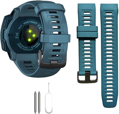 Compatible replacement bracelet for Garmin Instinct, Soft silicone bracelet for Garmin Instinct 2 / Sports / Solar / tide / tactics instinct.. Shop with purpose and save with DIAYTAR NIGERIA's extensive platform and nationwide delivery service.