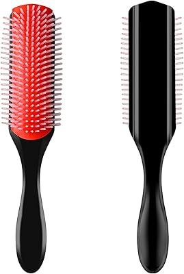 Detachable styling brush Yoroichi Classic at 9 rows to dry and style hair - detangling, separating, shaping and defining the curls, rubber styling tool.. Shop with confidence at DIAYTAR NIGERIA, enjoying competitive prices and delivery within 8 days.
