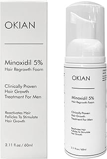 Minoxidil foam 5%, hair regrowth treatment for thicker and more supplied hair, 2 oz bottle (1 bottle).. DIAYTAR NIGERIA: Making online retail accessible to all with affordable nationwide shipping.