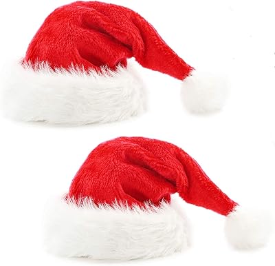 TBSITNS CHRISTMAS HATS Santa Claus Kids Hat of Velvet Hat for children Comfortable Christmas Gift New Year's New Year's Day.. Experience the future of online shopping with DIAYTAR NIGERIA's extensive product range and competitive pricing.