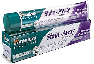 Himalayan anti -stain toothpaste gently eliminates tea and coffee spots - 100 ml.. DIAYTAR NIGERIA: Your trusted partner for affordable online shopping with reliable delivery timeframes.