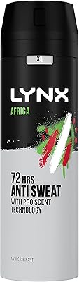 Deodorant and antisudorific Lynx Africa Men, 200 ml, package of 3.. Order today, receive this week — shopping with DIAYTAR Nigeria is that simple.