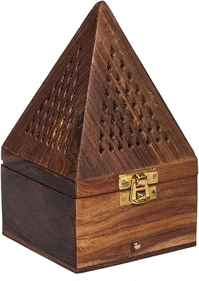 Kwisera® Bakhoor wooden incense burner Pyramidal burner interior perfume interior decoration Lubandan burner (brown 10 x.. Shop everything from A to Z on DIAYTAR Nigeria — delivered nationwide.