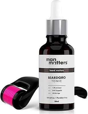 Man Matters Beard Growth Tonic 30 ml and Derma Roller for Men of Birdgrow.. Your digital shopping companion, DIAYTAR NIGERIA offers exceptional value with delivery in less than 8 days.