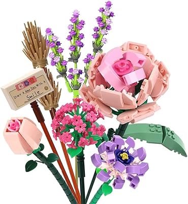 Set of blocks of construction of flowers, set of blocks of construction of artificial flowers, fancy gift for the decoration of the house, birthday party, birthday and more (547 pieces).. Shop without limits at DIAYTAR NIGERIA and receive your purchases at budget prices within the week.