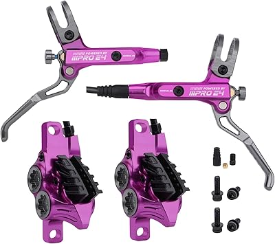 GFO YH Hydraulic disc brake kit E4 mountain bikes with 4 improved pistons with metal cooling pads for mountain bikes (front and rear pre-color).. Looking for a deal? DIAYTAR Nigeria has thousands waiting for you.