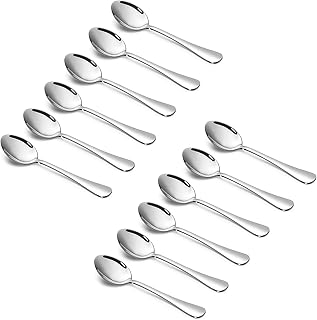 Set of 12 AWM tea spoons, tea-stainless stainless food teaspoon, dessert spoon, mirror polie, dishwasher, for the house, the kitchen or the NCF398STS restaurant.. The future of Nigerian shopping is here — DIAYTAR Nigeria.