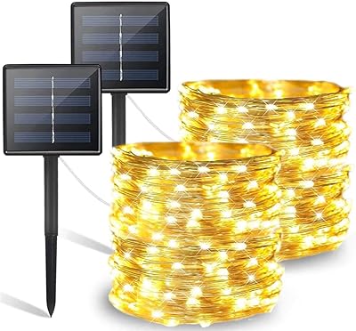 Beauty 100 Pieces Starbright Copper Wire Waterproof Solar Lamps For Garden/Home/Ramadan/Tree/Porch/Wedding/Festival with 8 lighting modes for interior and exterior decoration (warm white, 2 rooms).. DIAYTAR NIGERIA delivers happiness in 5-8 days with our affordable and diverse product range.