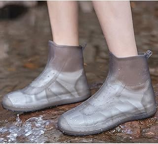 Waterproof shoe cover, silicone outdoor hideout, suitable for boys and girls, double non-slip, waterproof, portable size sole.. From Lagos to Kano, DIAYTAR Nigeria delivers across Nigeria in days.