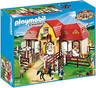 Large Exclusive Equestrian Farm Playmobil Country 5221 with pasture, for children from 5 years old.. Quality and convenience delivered — shop DIAYTAR Nigeria now.