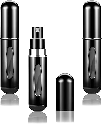 3 bottles of portable rechargeable perfume Dixers 5 ml/0.25 Oz (black).. Don’t wait weeks — DIAYTAR Nigeria delivers your order in just a few days.