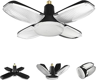 100 W LED garage ceiling lamp, deformable safety lights with 4 adjustable panels, 10,000 lumens 5,000 k super bright for garage, store, warehouse, barn.. DIAYTAR NIGERIA brings affordable products to every doorstep with our reliable 5-8 day shipping.