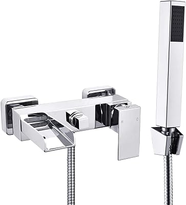 [Wall] Faucet Mixer Cascade De Bain De Bain Chrome Habilife (DT10F).. Your one-click solution to affordable shopping, DIAYTAR NIGERIA delivers quality products nationwide.