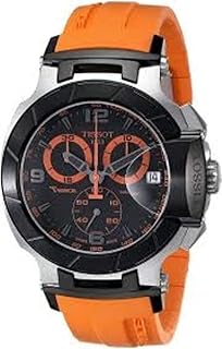 Chronograph watch with black dial t-head for men, model T0484172705704) blue, black, bracelet.. DIAYTAR NIGERIA: Where affordability meets variety, with thousands of products delivered in less than 8 days.
