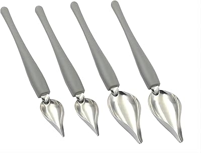 Set of decorative spatula of precision paint for the kitchen, 2 spatulas, professional chocolate spatula colander, decorative painted pencil spatulas for paintings, cakes, coffee (4 rooms).. Experience the DIAYTAR difference with our vast product selection and delivery within 5-8 days.