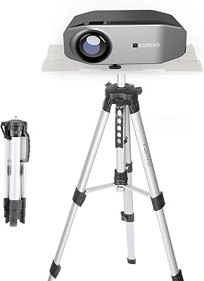 Vamvo projector support portable tripod with folding plate aluminum support for and computer.. DIAYTAR Nigeria: Where affordability meets speed and quality.