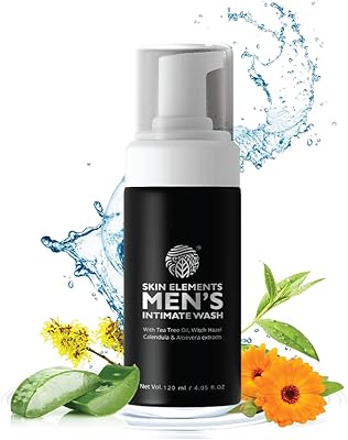 Skin Elements intimate cleaning for men with tea tree oil, foaming hygienic cleaner with a balanced pH, prevents itching, irritation and poor odors 4.05 fl. Oz. blue.. DIAYTAR NIGERIA delivers on our promise of extensive selection and budget-friendly nationwide shipping.